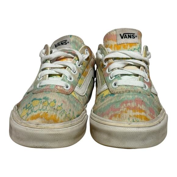 Vans Old Skool Pastel Tie Dye Canvas Sneakers Women's Size 7 Low Top Classic - Picture 2 of 8